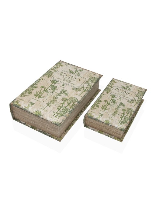 SET DE 2 LIBROS DE ALMACENAMIENTO MODELO BOTANY
