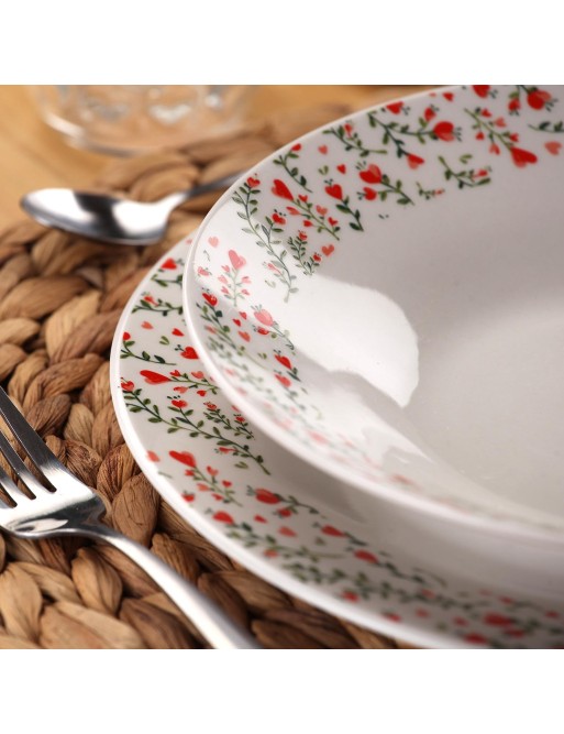 TABLEWARE WITH 18 PIECES LOVE MODEL