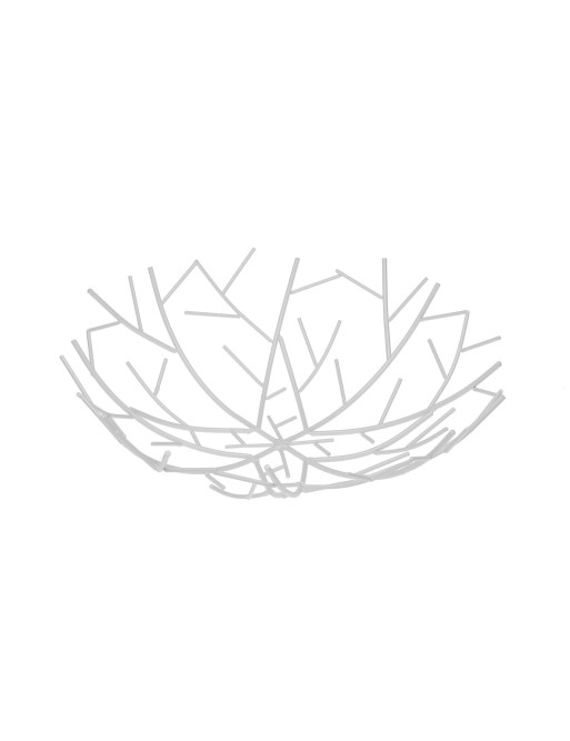 BOL À FRUITS BLANCS DE 30 CM MODÈLE BRANCHES