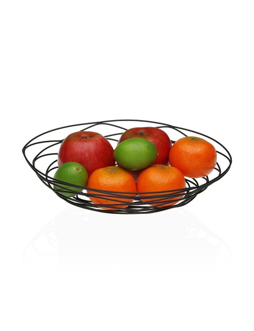 BOL À FRUITS DE CUISINE NOIR MODÈLE OVALE BOL À FRUITS DE CUISINE NOIR MODÈLE OVALE