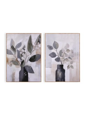 ASSORTMENT OF TWO PICTURES MODEL VASES