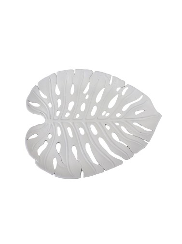 CENTRE DE TABLE MODÈLE FEUILLE BLANCHE