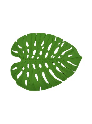 CENTRE DE TABLE MODÈLE FEUILLE VERT JUNGLE