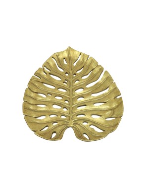 CENTRE DE TABLE JUNGLE FEUILLE D’OR