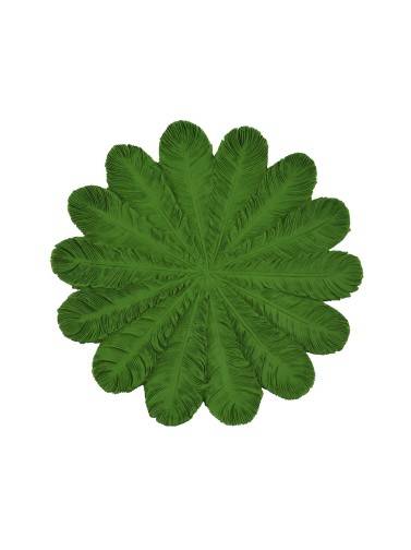 CENTRO DE MESA MODELO FLOR REDONDA VERDE