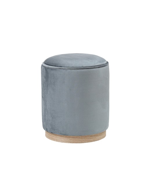 PUFF MIT ABLAGE UND TABLETT MODELL VELVET GRAY PUFF MIT ABLAGE UND TABLETT MODELL VELVET GRAY