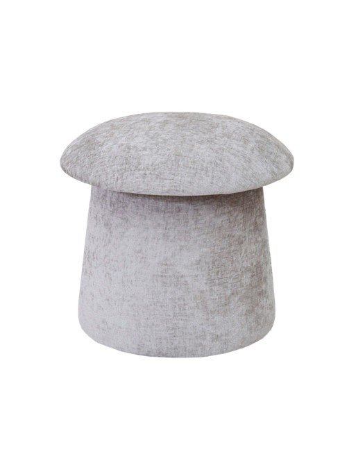 HOCKER MIT AUFBEWAHRUNG MODELL PILZGRAU