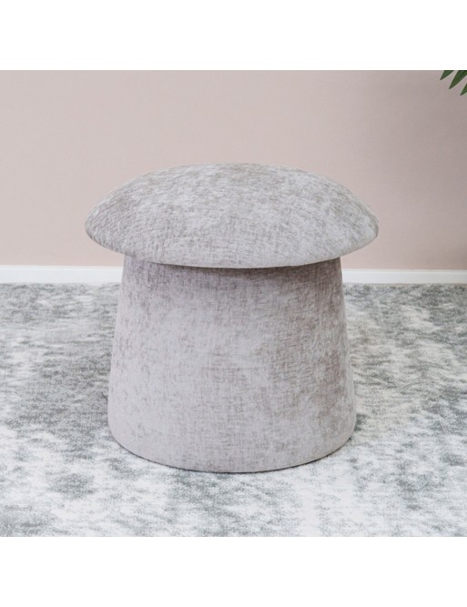 PUFF CON ALMACENAMIENTO MODELO SETA GRIS