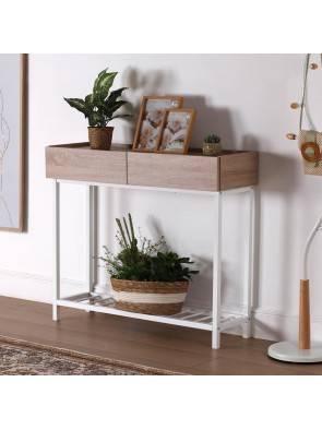 CONSOLA CON 2 CAJONES MODELO KATE