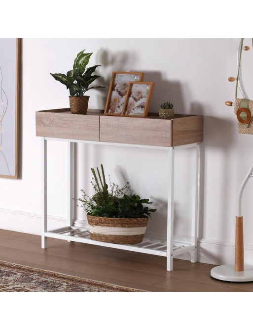 CONSOLE AVEC 2 TIROIRS MODÈLE KATE