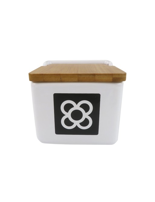 SALT SHAKER WITH BAMBOO LID TILE MODEL BARCELONA