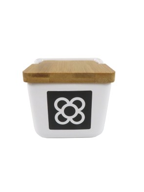 SMALL SALT SHAKER WITH BAMBOO LID TILE MODEL BARCELONA