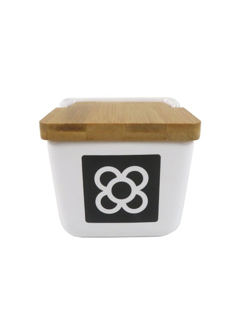 SMALL SALT SHAKER WITH BAMBOO LID TILE MODEL BARCELONA