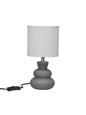 VOGELGRAUE TISCHLAMPE MODELL