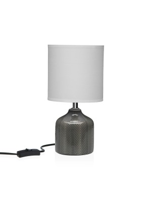 LAMPE DE TABLE GRISE MODÈLE ELSA