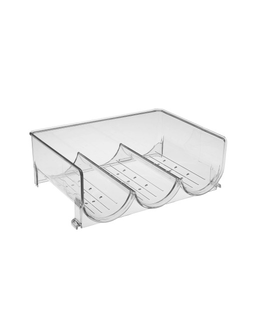STACKABLE BOTTLE RACK FOR THREE BOTTLES