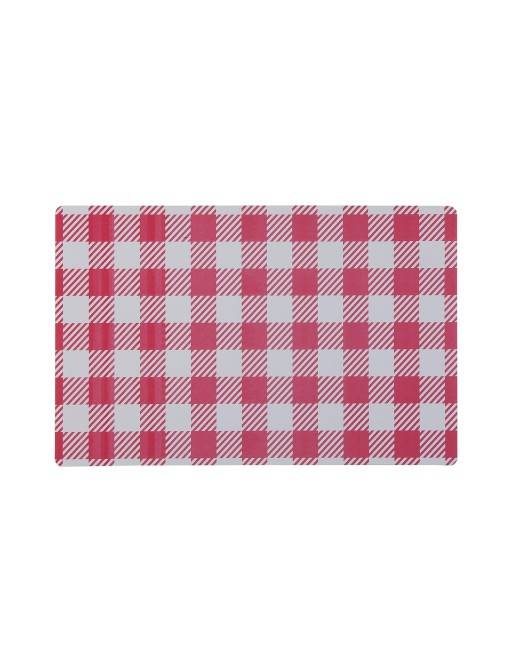 NAPPE OU SET DE TABLE INDIVIDUEL MODÈLE VICHY ROUGE NAPPE OU SET DE TABLE INDIVIDUEL MODÈLE VICHY ROUGE