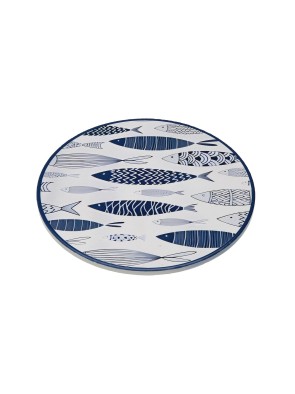 DARK BLUE FISH MODEL PLACEMAT
