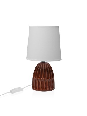 LAMPE DE TABLE COULEUR TERRE MODÈLE MONTE ETNA