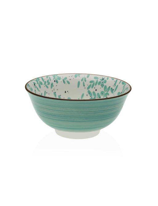 PORCELAIN BOWL MODEL TURQUOISE FLOWERS PORCELAIN BOWL MODEL TURQUOISE FLOWERS