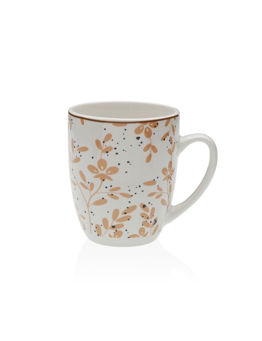 MUG MODÈLE FLEUR BEIGE OU MUG PETIT-DÉJEUNER