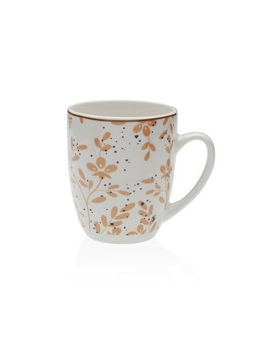 MUG MODÈLE FLEUR BEIGE OU MUG PETIT-DÉJEUNER MUG MODÈLE FLEUR BEIGE OU MUG PETIT-DÉJEUNER