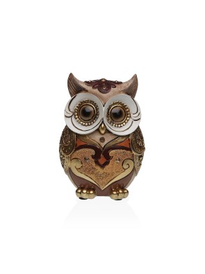 DECORATIVE FIGURE OWL MODEL OF 14 CM.