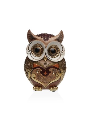 FIGURINE DÉCORATIVE HIBOU MODÈLE DE 18 CM.