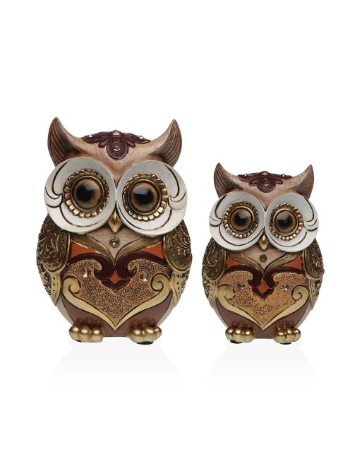FIGURINE DÉCORATIVE HIBOU MODÈLE DE 18 CM.