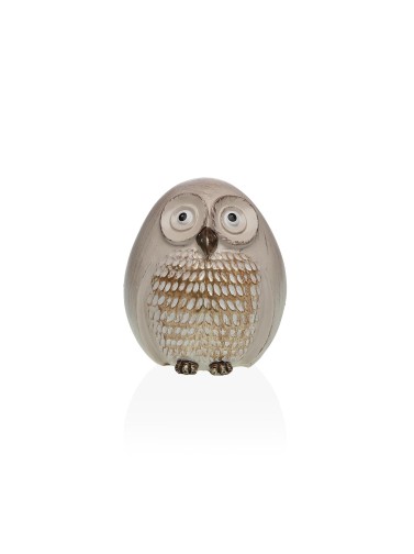 DECORATIVE FIGURE OWL MODEL RESIN OF 9.5 CM.