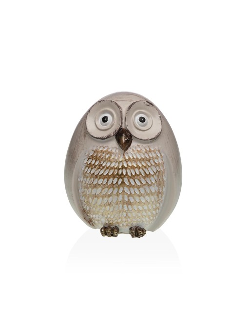 DECORATIVE FIGURE OWL MODEL RESIN OF 12.5 CM.