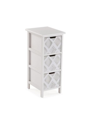 KOMMODE MIT 3 SCHUBLADEN MODELL ECOPAU 62x26x32 CM