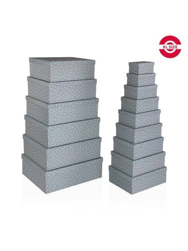 SET DE 15 CAJAS DE CARTON MODELO BRISA