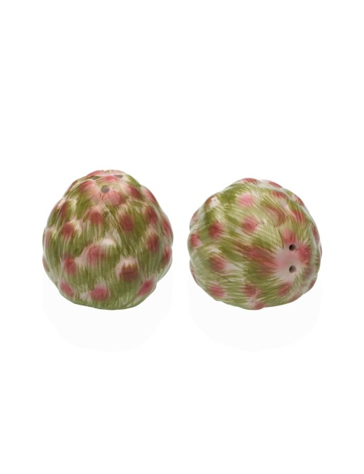 SET OF SALT AND PEPPER SHAKER MODEL ARTICHOKE