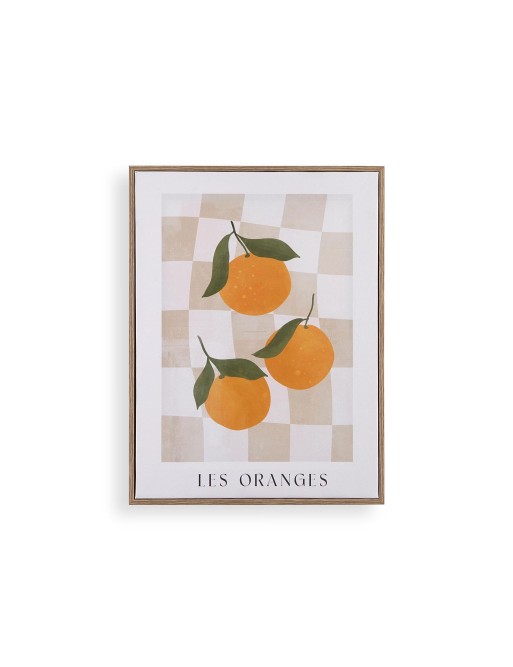 GERAHMTES LEINWANDBILD ORANGEN MODELL 30x40 CM