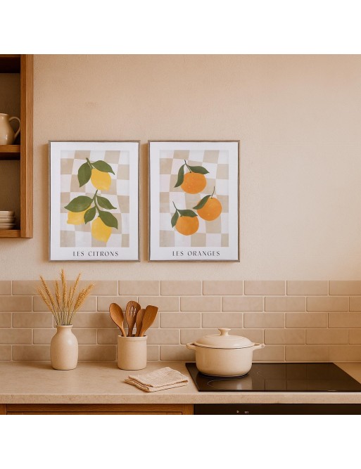 IMPRESSION SUR TOILE ENCADRÉE ORANGES MODÈLE 30x40 CM IMPRESSION SUR TOILE ENCADRÉE ORANGES MODÈLE 30x40 CM