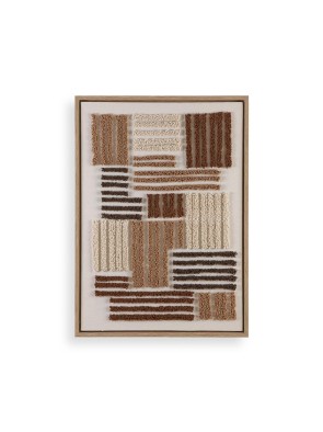 TISSU ENCADRÉ MODÈLE NATUR 50x70 CM