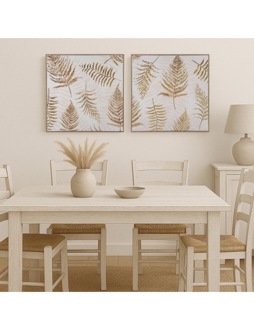 CANVAS FRAMED WITH FERN MODEL PRINT 50x50 CM CANVAS FRAMED WITH FERN MODEL PRINT 50x50 CM