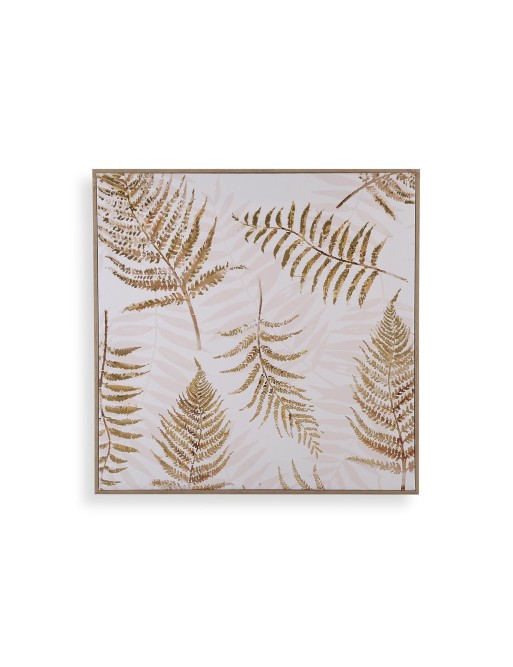 LEINWAND GERAHMT MIT FARN-MODELLDRUCK 50x50 CM