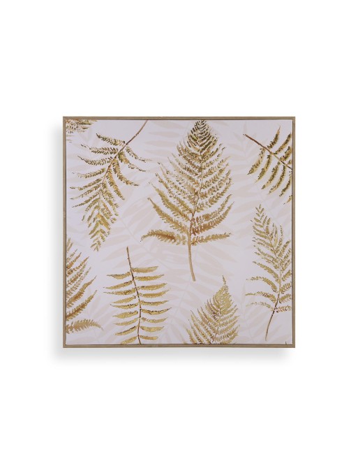 LEINWAND GERAHMT MIT FARN-MODELLDRUCK 50x50 CM