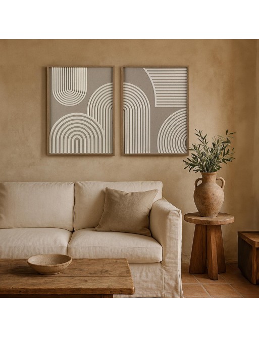 LIENZO ENMARCADO MODELO FLAR 45x60 CM