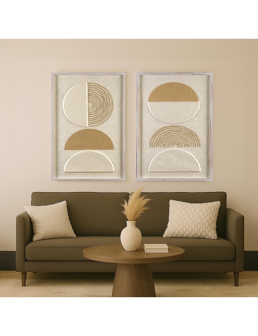 GERAHMTE LEINWAND MODELL GINSE 50x70