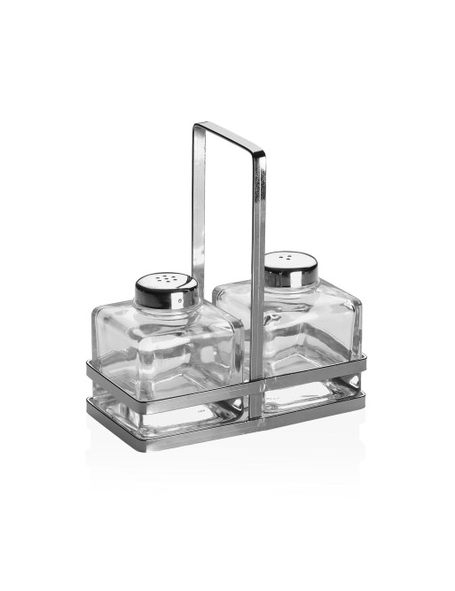 SET DE SALERO Y PIMENTERO DE CRISTAL MODELO ICE SET DE SALERO Y PIMENTERO DE CRISTAL MODELO ICE