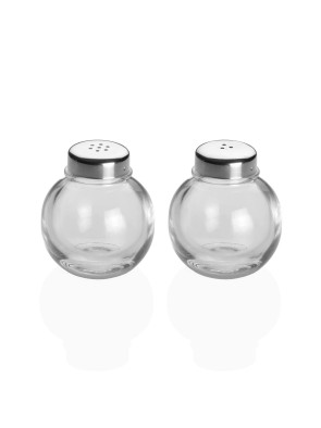 SALZ- UND PFEFFERSTREUER AUS GLAS MODELL CIRCUM