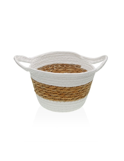 CESTA REDONDA MODELO ASAS COLOR BLANCO CESTA REDONDA MODELO ASAS COLOR BLANCO