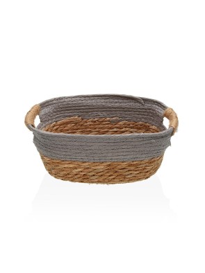 CESTA CON ASAS MODELO PEQUEÑO COLOR GRIS