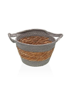 POIGNÉES MODÈLE PANIER ROND COULEUR GRISE