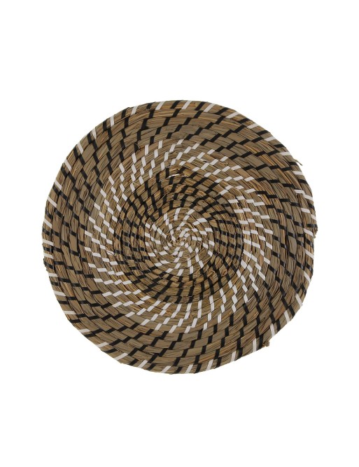 NAPPE INDIVIDUELLE MODÈLE NATUREL BLANC ET NOIR 38 CM NAPPE INDIVIDUELLE MODÈLE NATUREL BLANC ET NOIR 38 CM