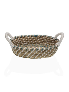 26 CM KORBMODELL WEISS UND BLAU