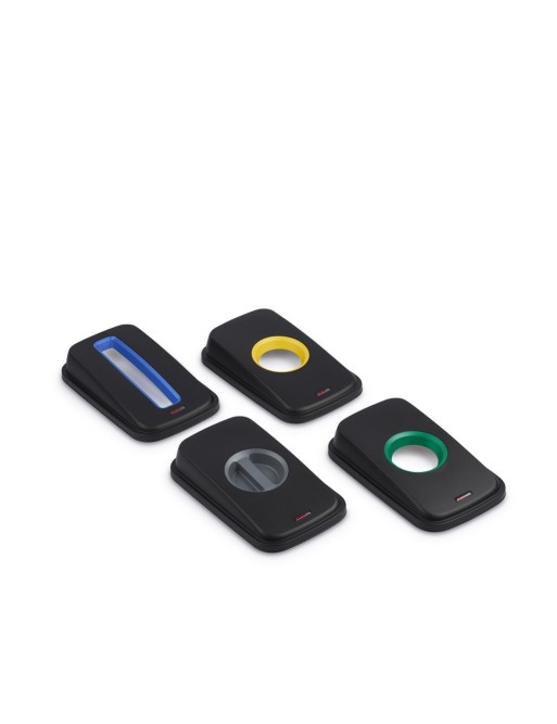 Papelera Contenedor 70L con asas y portabolsas con tapa